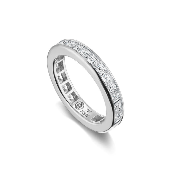 Baguette Diamond East-West Eternity Ring – With Clarity